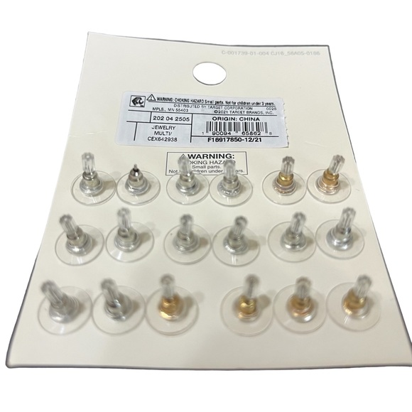 Cat & Jack 9 pairs of patriotic earrings - Picture 2 of 2